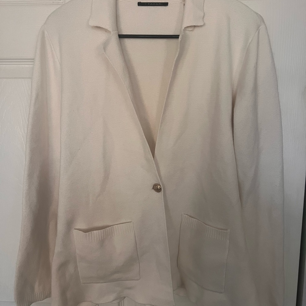 Tahari Cream Women's Blazer